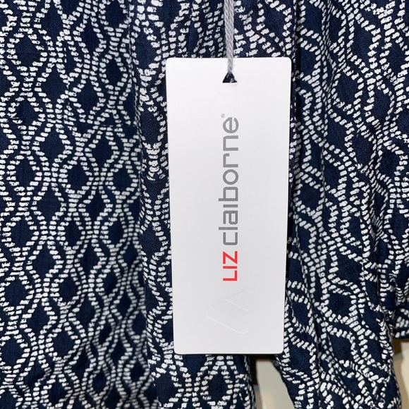 Liz Claiborne Cotton Rayon Top XXL NWT - Picture 4 of 9